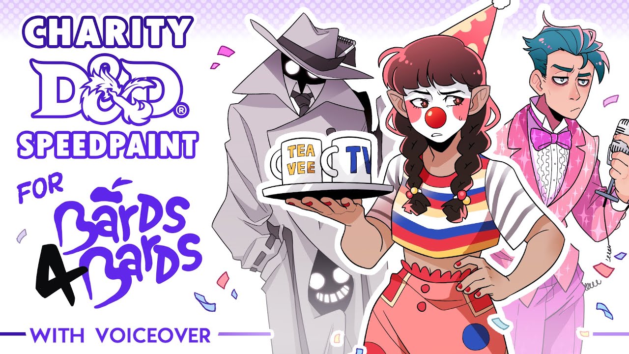 Рисуем целую группу бардов! | Благотворительная акция Bards4Bards SPEEDPAINT