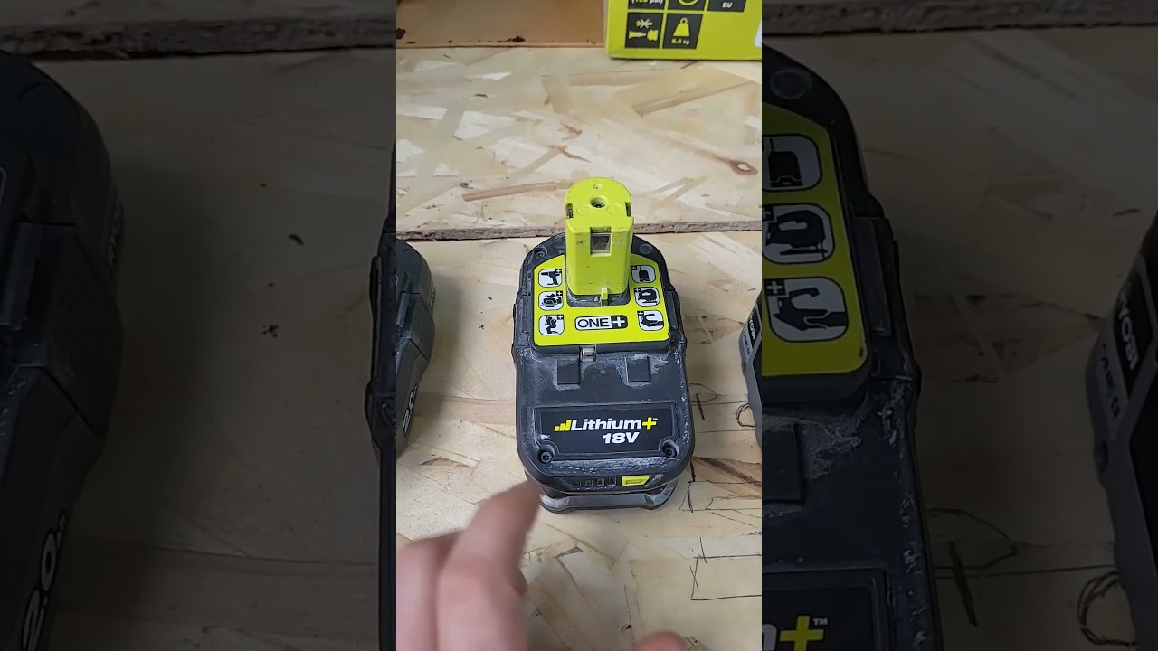 Все батареи RYOBI ONE+ #ryobi #тест #аккумулятор #мастерская #зарядноеустройство #аккумуляторный