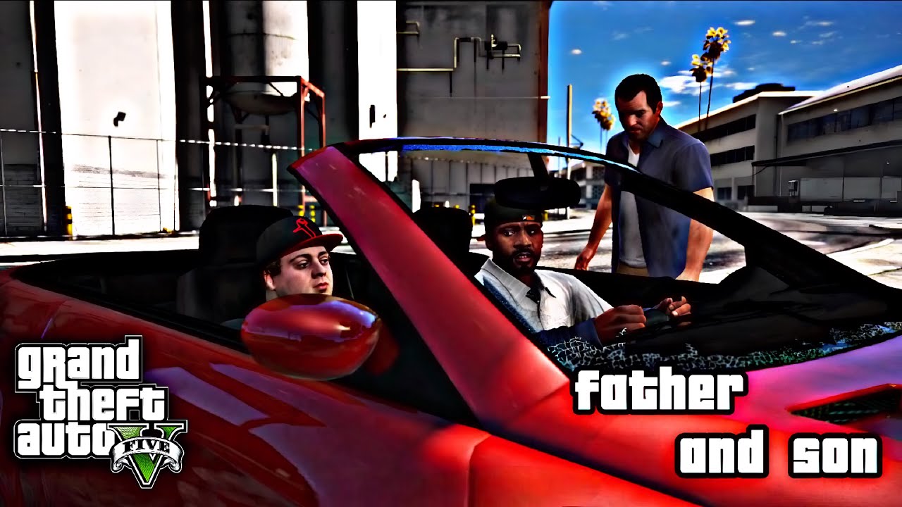 GTA 5 | Father & Son | Michael Michael & Franklin's Yacht Rescue