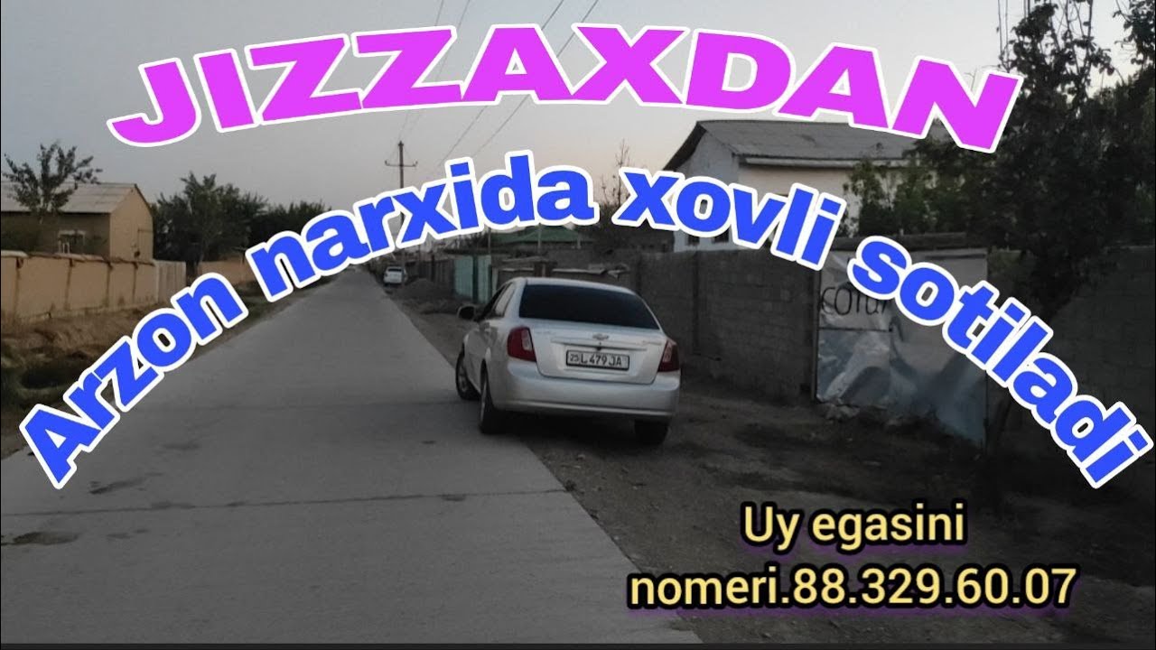 Jizzaxdan sro'chni xovli sotiladi pul zarur Adham uz