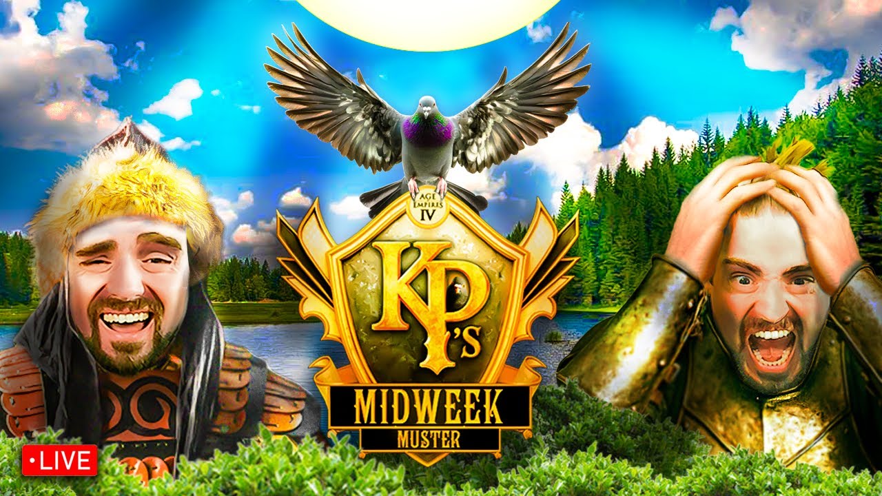 🔴LIVE - [4K] Age of Empires IV - $20,000 Tournament - Top 16! - Midweek Muster S2 #5