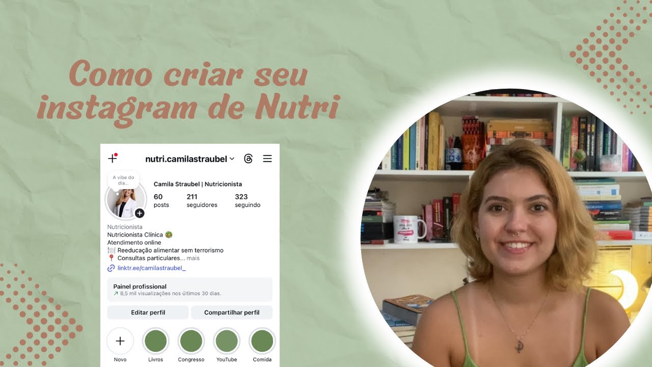 Como criar um instagram de Nutrição 