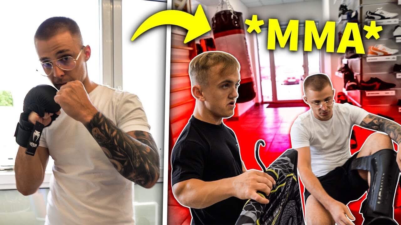 PIERWSZE ZAKUPY DO MMA Z MINI MAJKIEM!