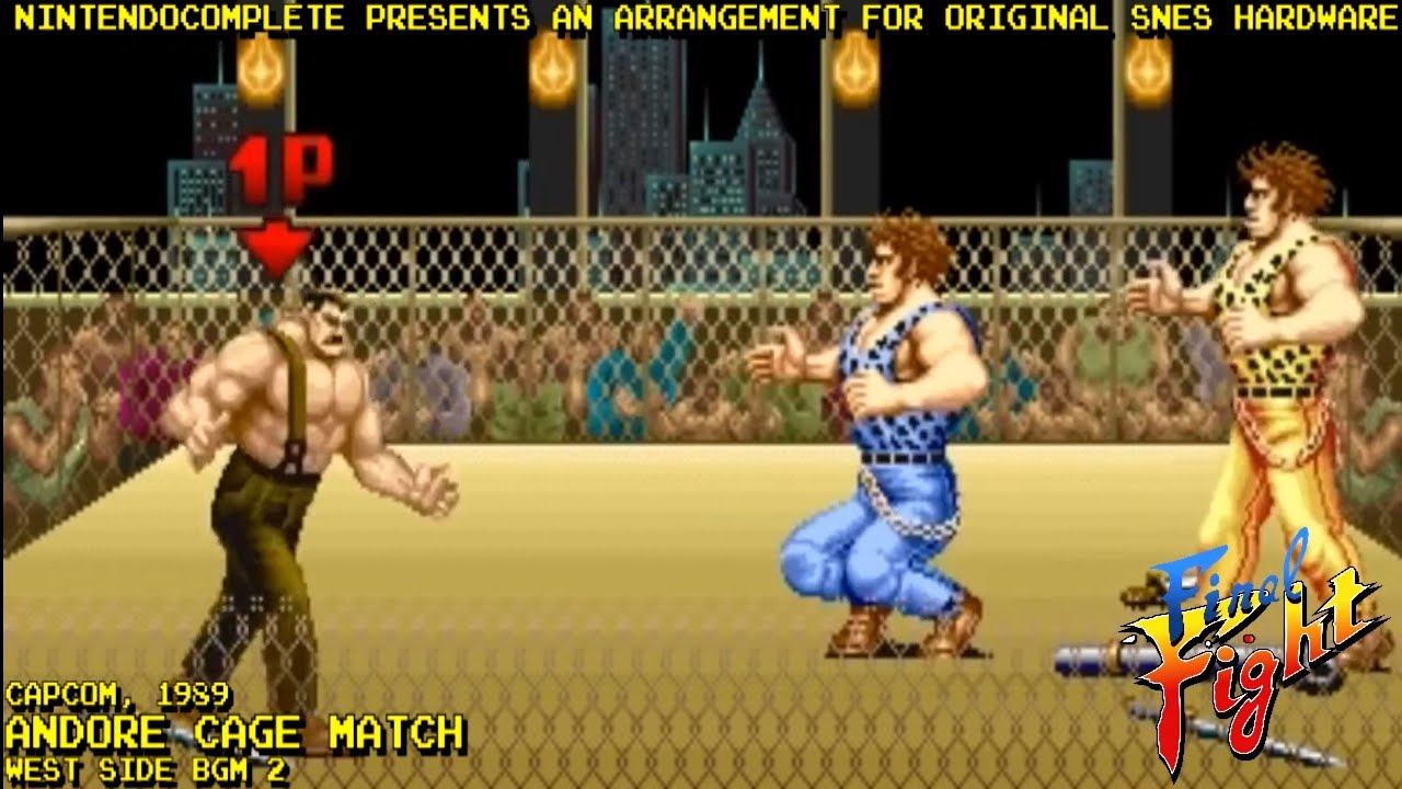 ♫ANDORE CAGE MATCH (Final Fight) New SNES Arrangement - NintendoComplete