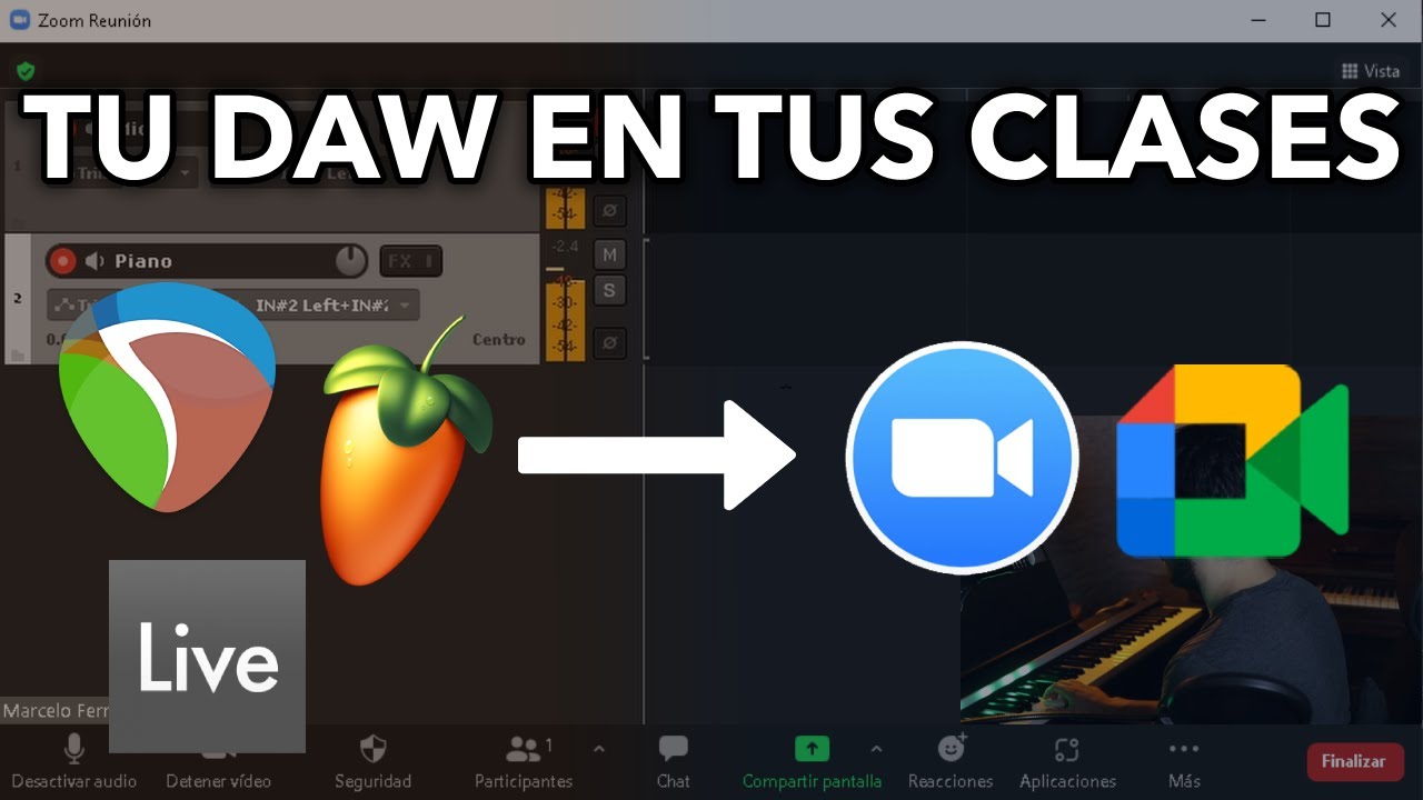 C&oacute;mo usar tu DAW en Zoom / Meet / Discord | REAPER, Ableton Live, FL Studio, Cubase...