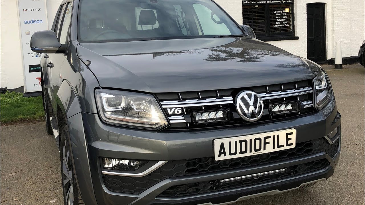VW Amarok Lazer Light Upgrade with Audio and Winch