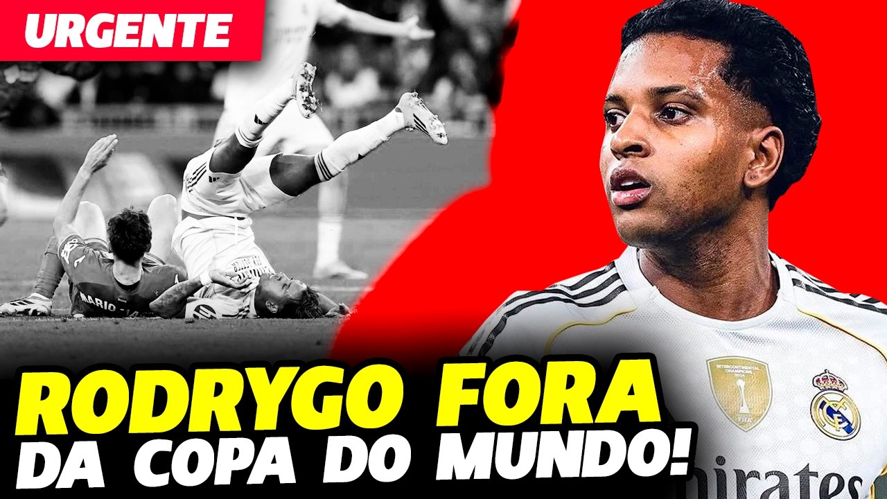 🚨URGENTE: RODRYGO SOFRE LESÃO GRAVE NO REAL MADRID E ESTÁ FORA DA COPA DO MUNDO | NAÇÃO FC