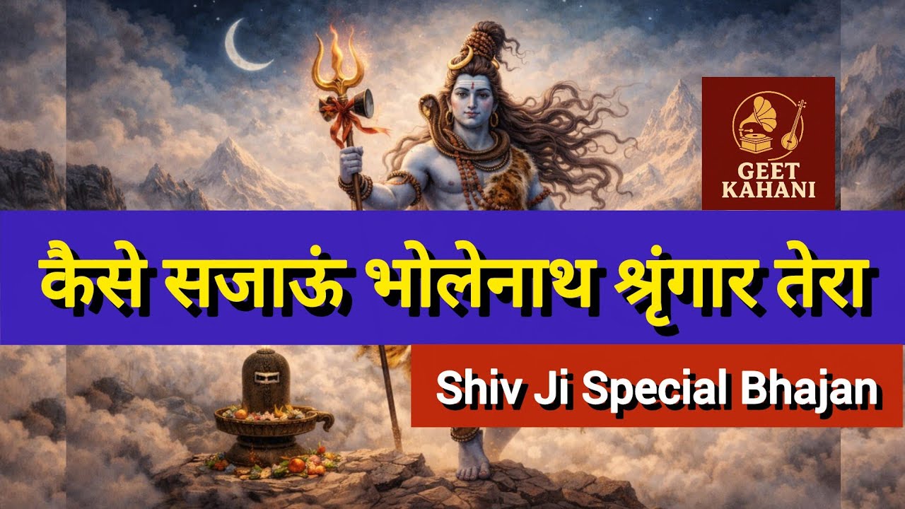 कैसे सजाऊं भोलेनाथ श्रृंगार तेरा कैसे सजाऊं रे || Shiv Ji Special Bhajan || 