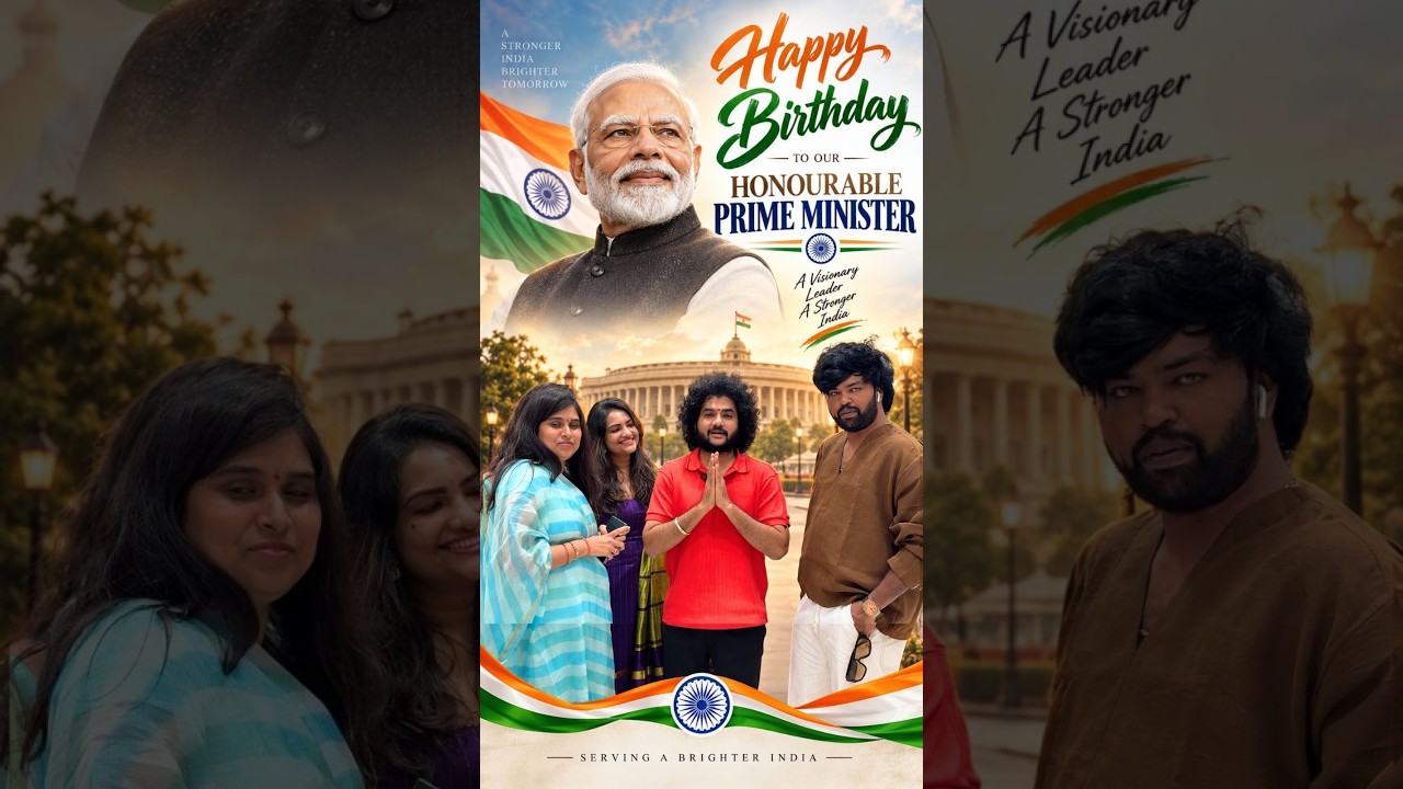 🎉Warm Birthday Wishes to Hon&rsquo;ble Prime Minister Narendra Modi Gaaru..💐