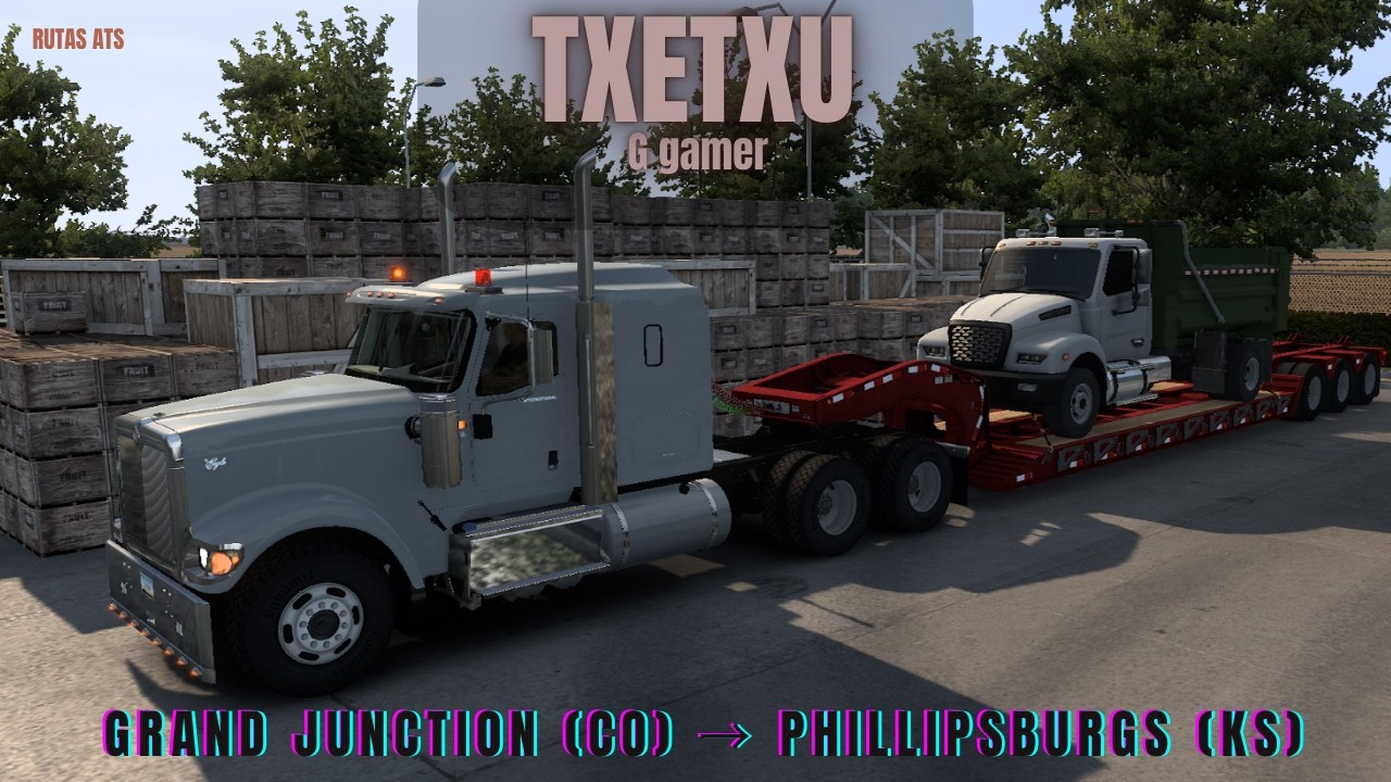 Rutas americanas ATS | American Truck Simulator | Grand Junction (CO) a Phillisburgs (KS)