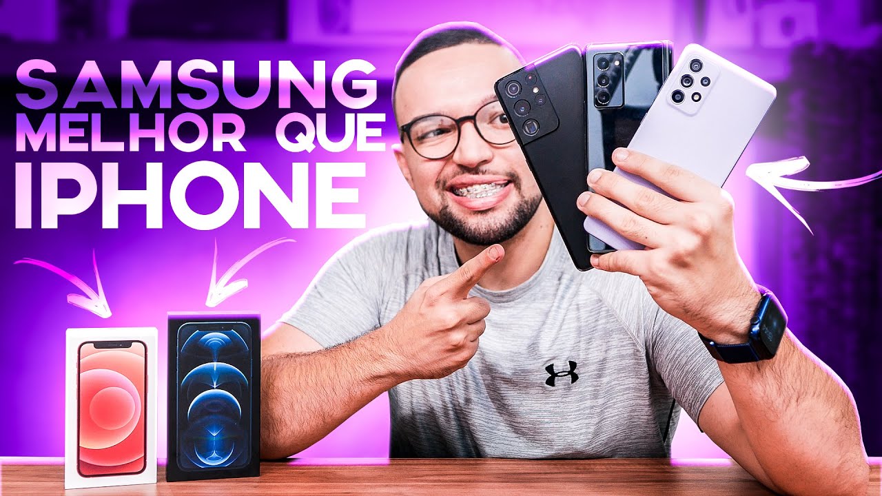 &Eacute; por isso que SAMSUNG &eacute; melhor que iPHONE...