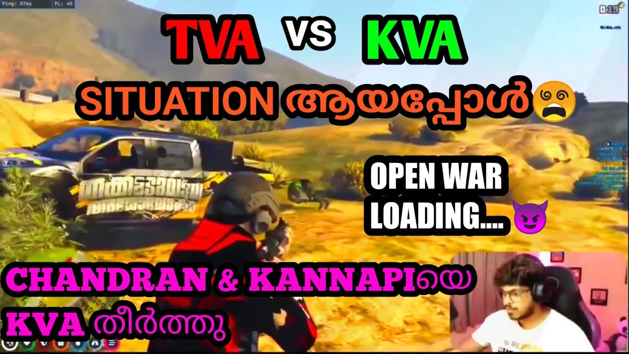 TVA vs KVA SITUATION ആയപ്പോൾ CHANDRAN & KANNAPIയെ KVA തീർത്തു||OPEN WAR LOADING🙄#eaglegaming #kaztro