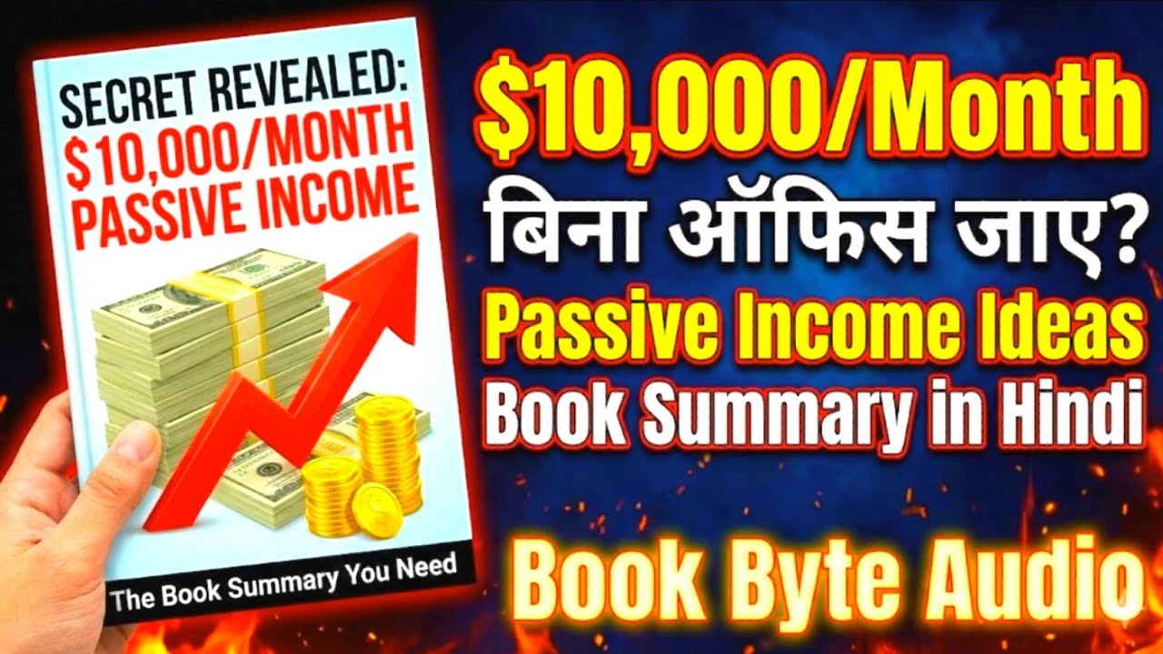 $10,000/Month बिना ऑफिस जाए? | Passive Income Ideas Book Summary in Hindi