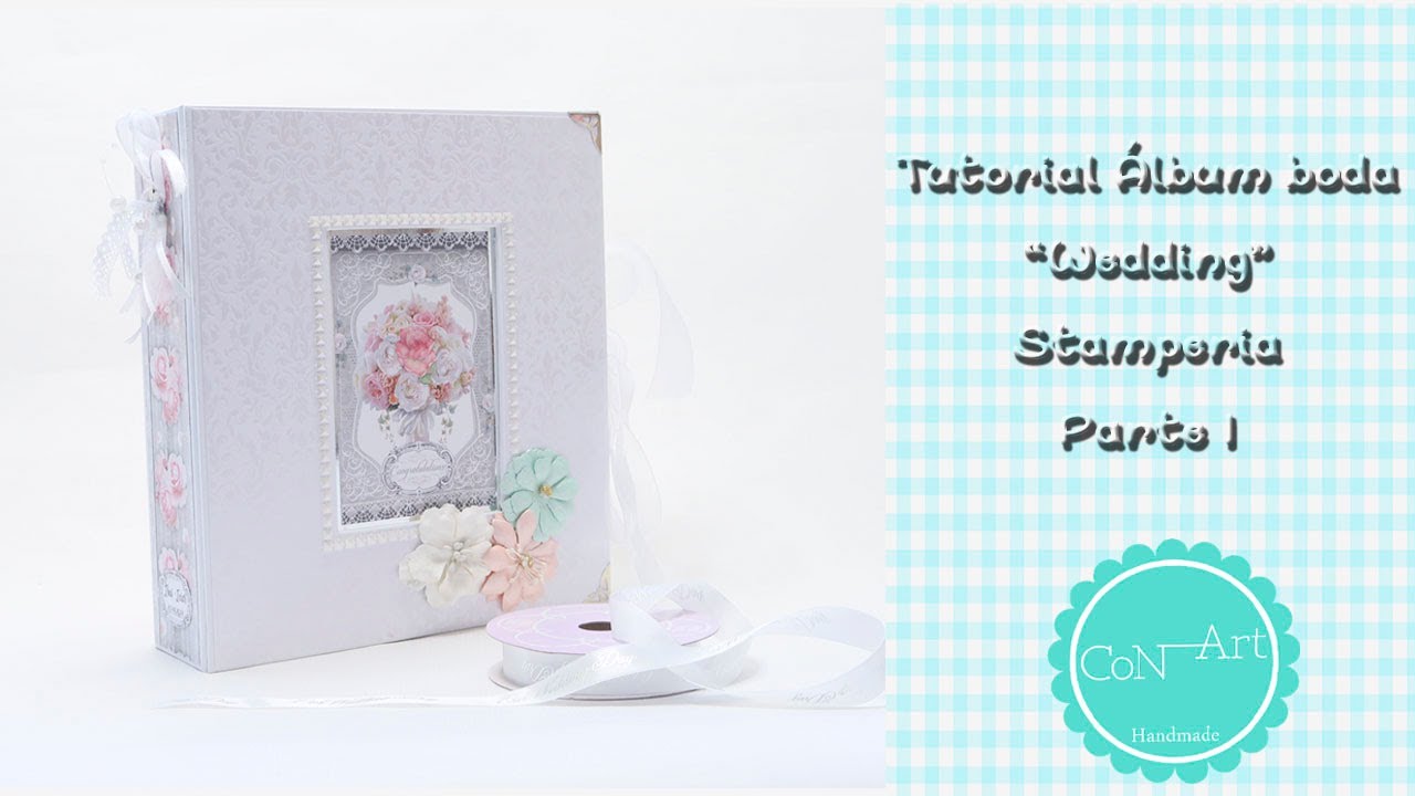 Tutorial álbum de boda  realizado con la colección 