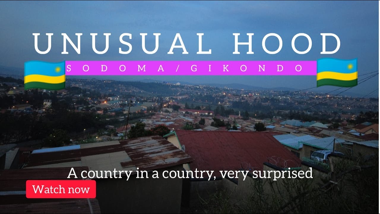 One of the unique hood in Rwanda very different, a country inside another country #SODOMA #GIKONDO