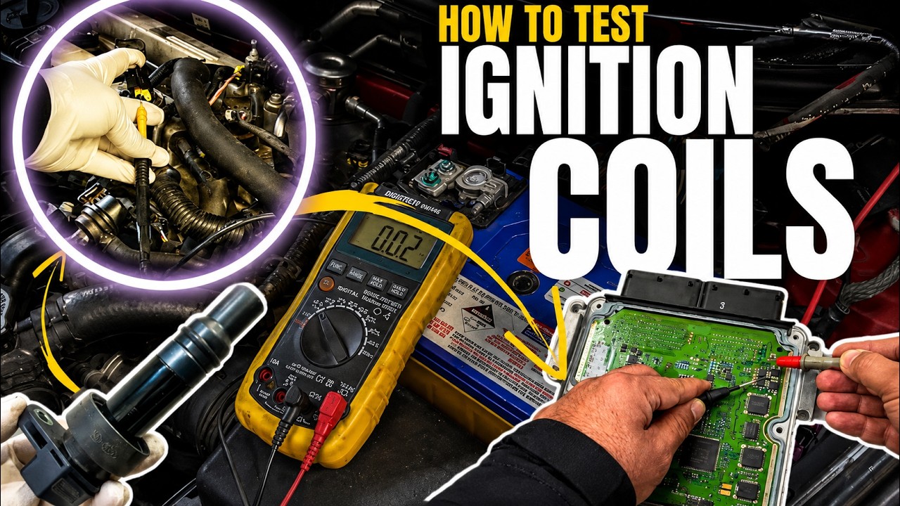How to Test Ignition Coils, Wiring & ECM Internal Circuits When Engine Is Misfiring