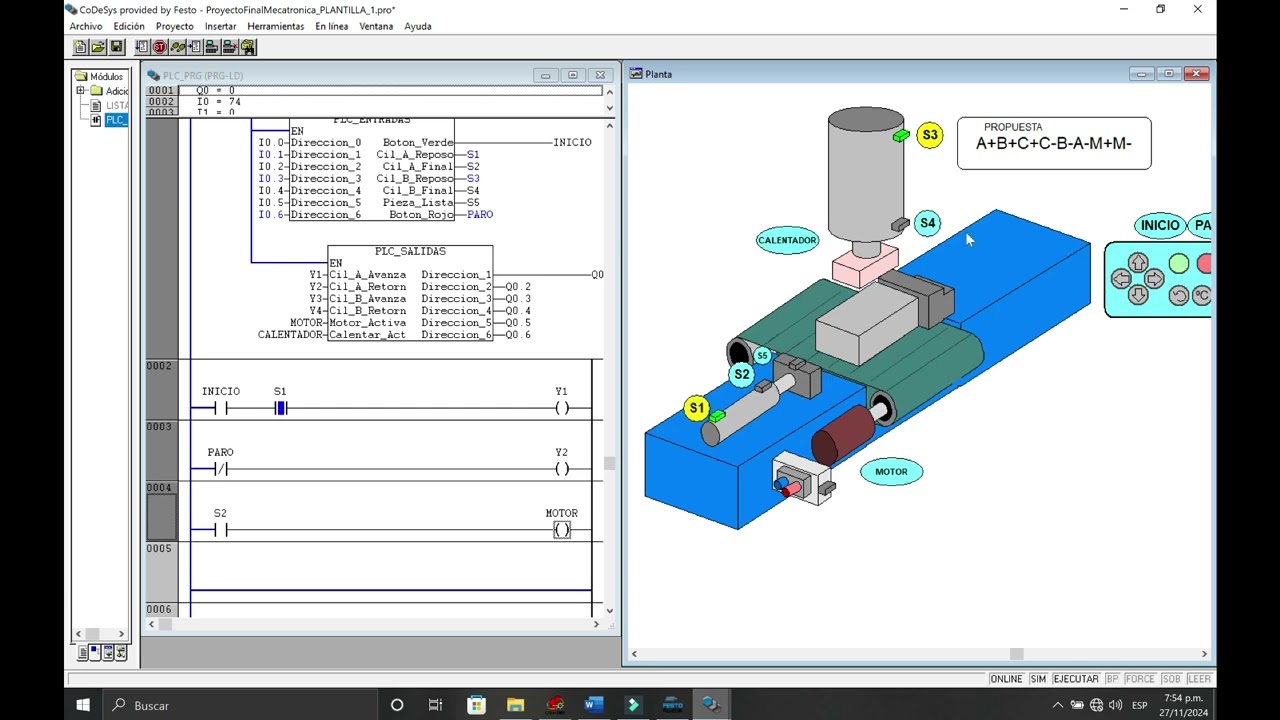 Plantillas en CODESYS para programación de PLC