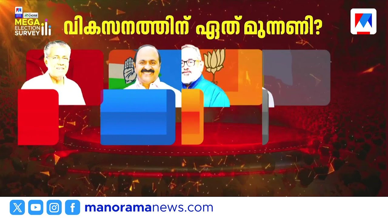 മലബാറിൽ യുഡിഎഫ് തരംഗം; കണ്ണൂരും കാസർകോടും എൽഡിഎഫിനൊപ്പം; മനോരമ ന്യൂസ് സര്&zwj;വേഫലം ​| Survey