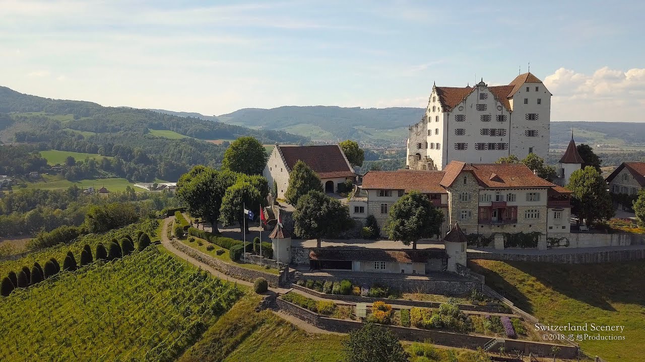 4K  Wildegg Castle, Aargau SWITZERLAND 城