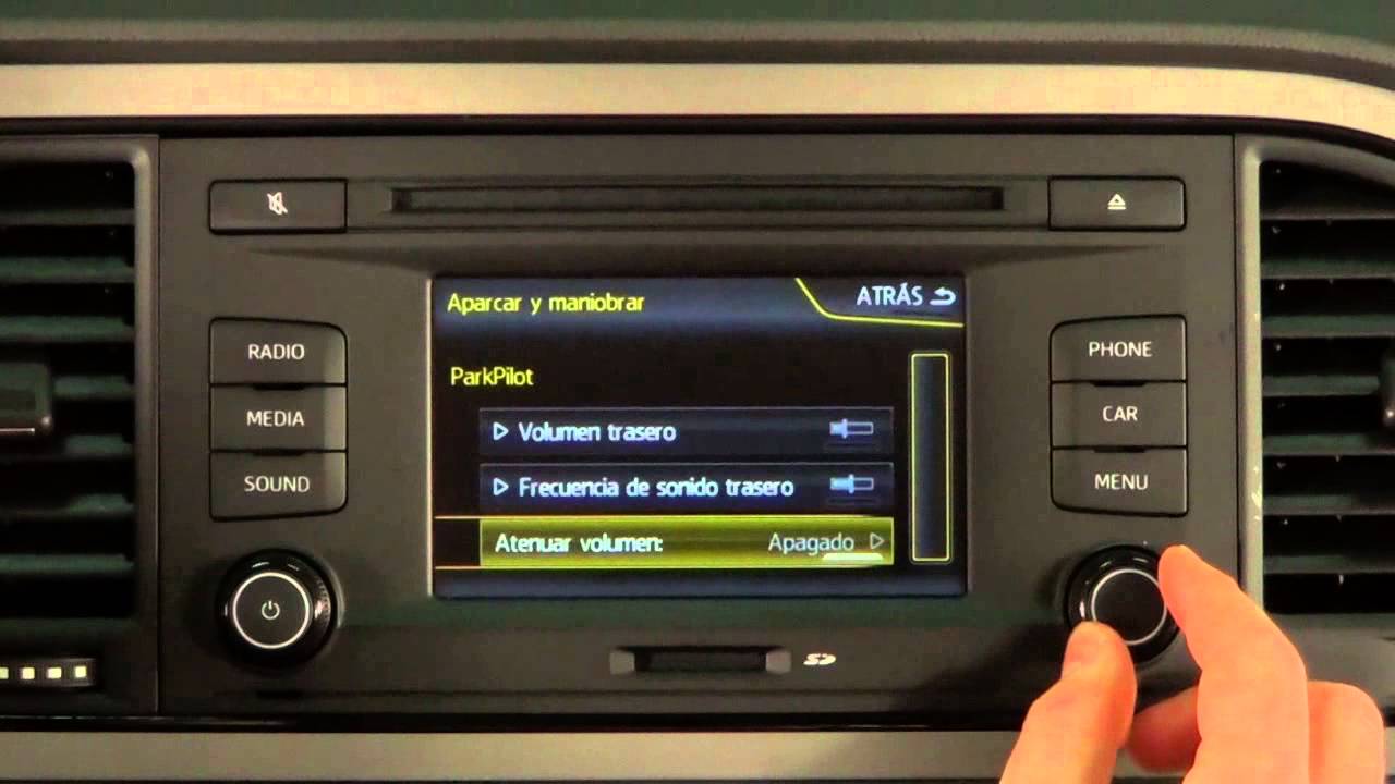 SEAT León. Ajustes e información sistema multimedia