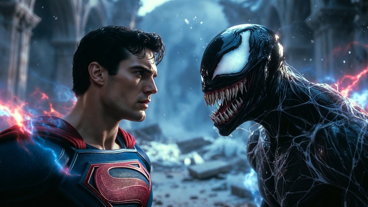 🎬 Superman vs Venom – A Batalha Que Decidiu Dois Destinos