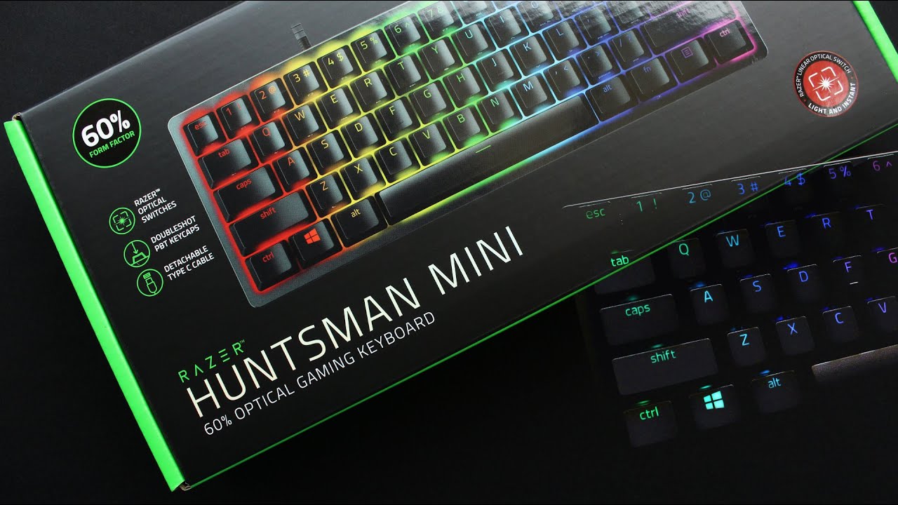 UNBOXING - RAZER HUNTSMAN MINI