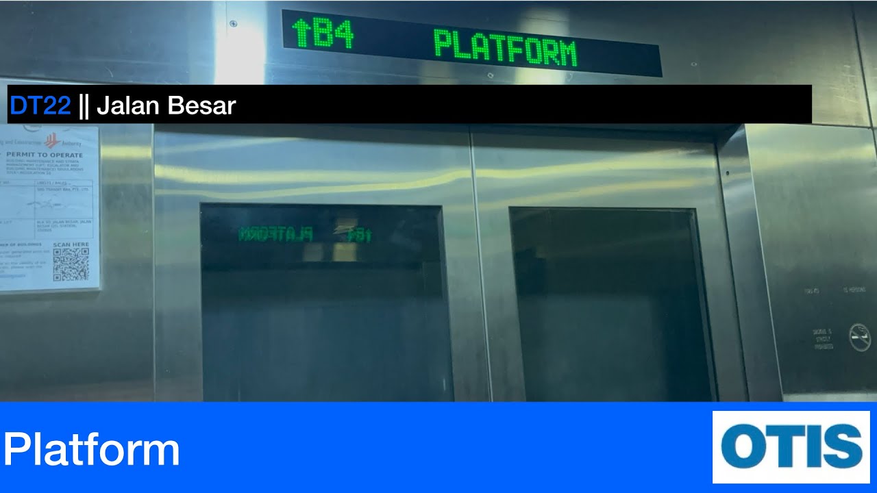 Jalan Besar MRT Station || Otis Elevator (Platform)