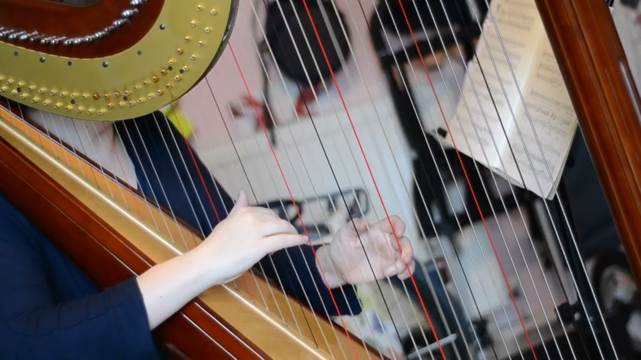 We'll Gather Lilacs (Ivor Novello) Harp Solo- Sam Hickman, Singing Harpist