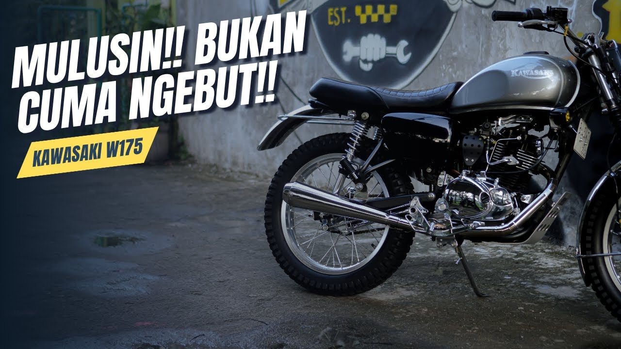 W175 Jadi Mulus Parah! Siap Ngebut & Gaya! #BengkelTeras