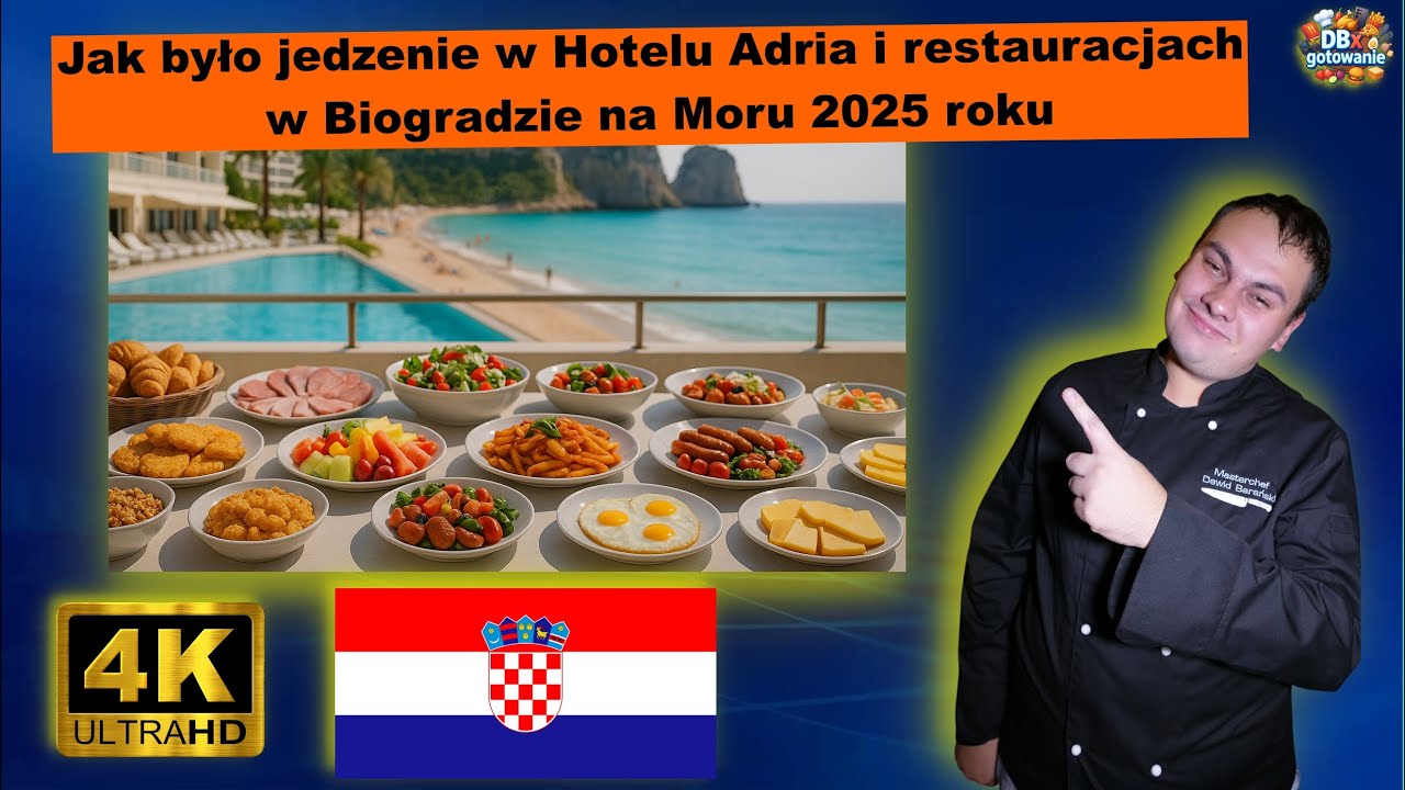 Jak było jedzenie w Hotelu Adria i restauracjach w Biogradzie na Moru 2025 roku