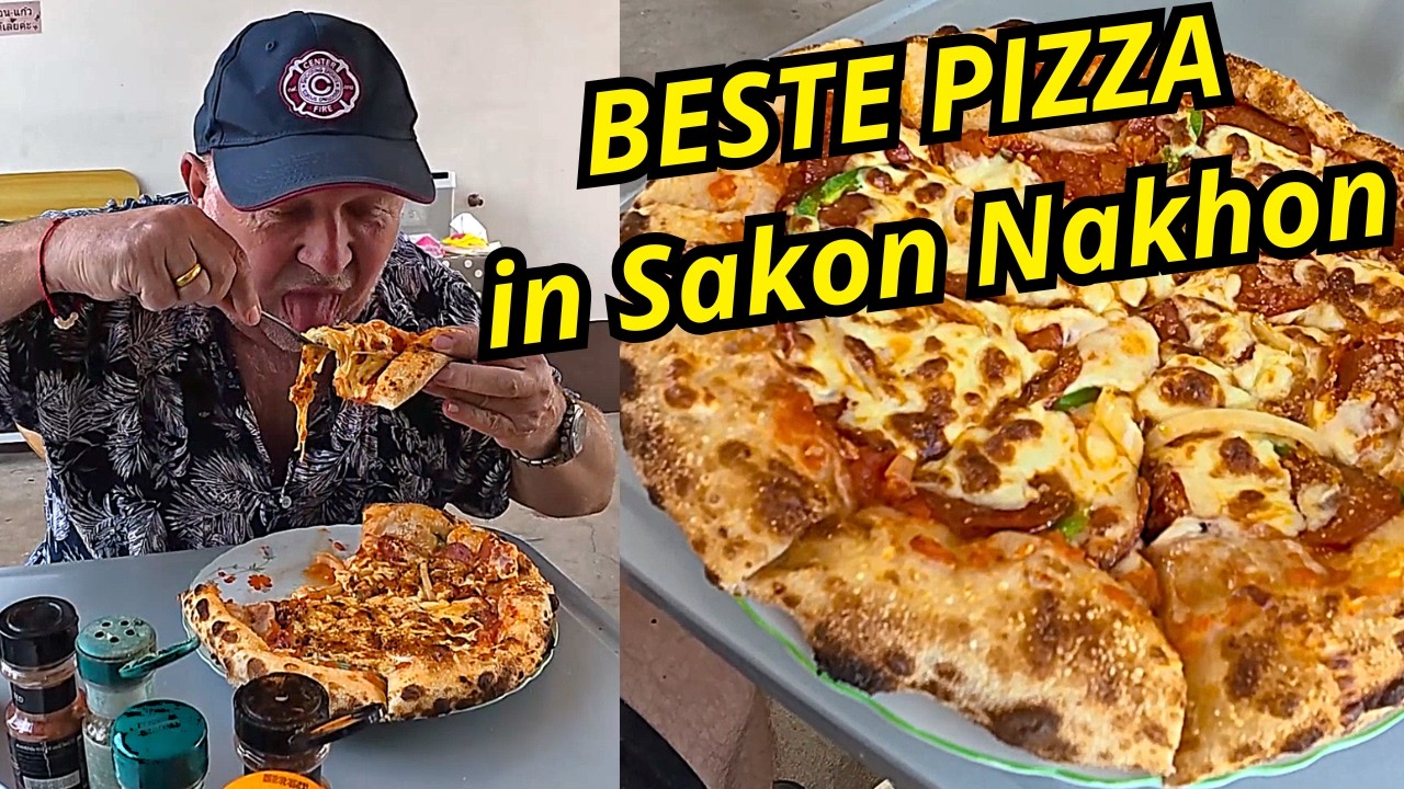 Die BESTE Pizza in Sakon Nakhon? Wir haben sie gefunden!“