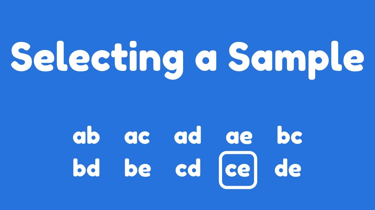 Selecting a Sample