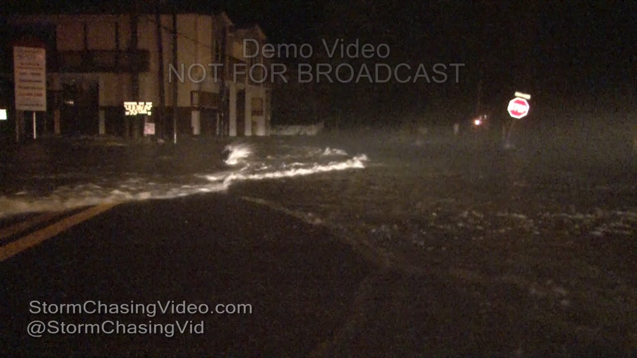 Hurricane Hermine Extreme Overnight Storm Surge, Horseshoe Beach, FL - 9/1/2016