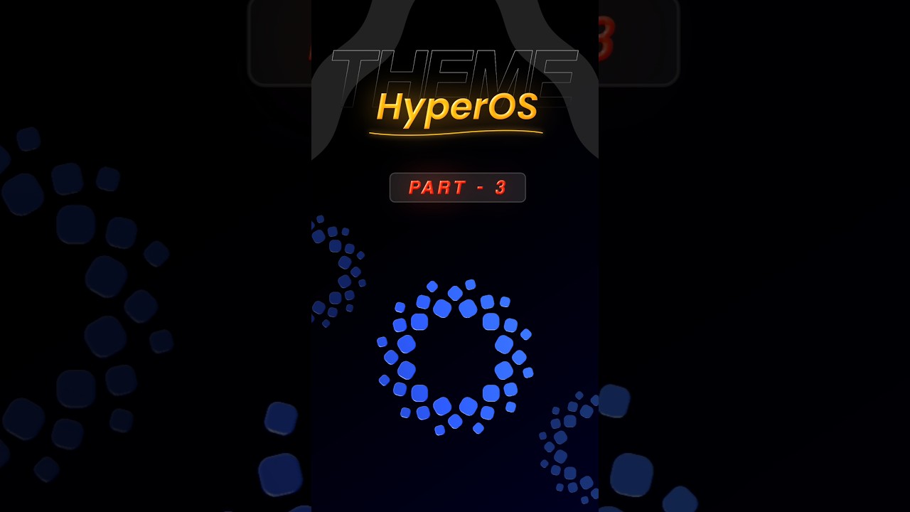 Amazing 🤩 HyperOS Theme Part 3 #shorts #hyperos #theme