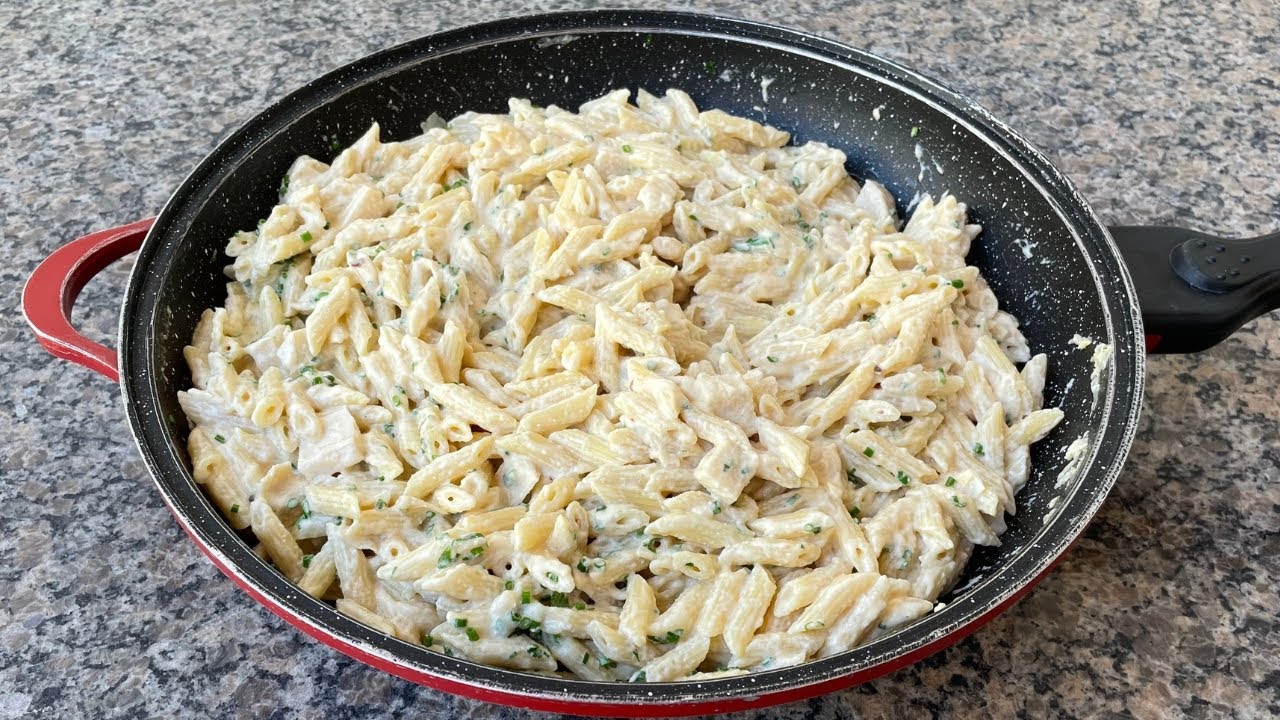 Macarrão ao Molho de Palmito | Delícias da Eleni