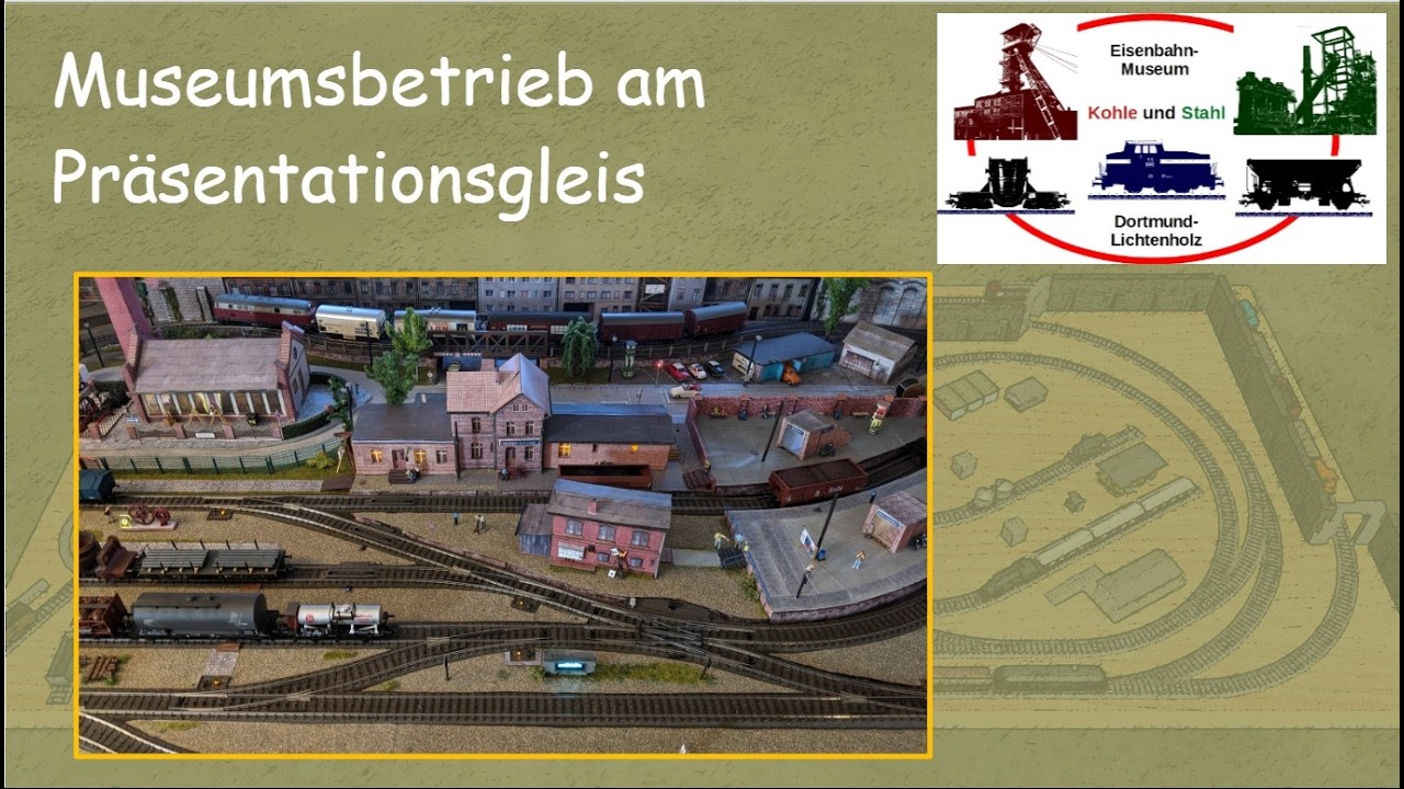 Museumsbetrieb am Präsentationsgleis