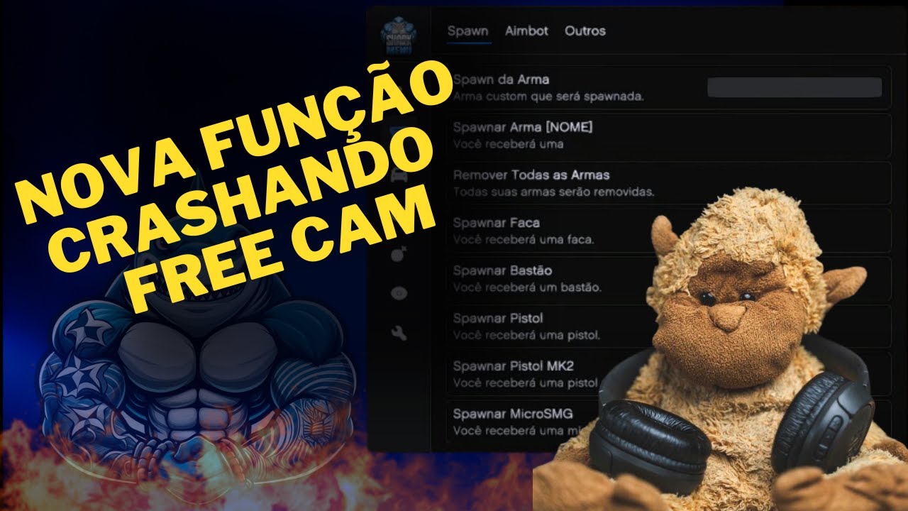 NOVA FUNÇÃO SHARK MENU CRASHANDO GERAL DA CIDADE (TRETEI COM A BOPE E FIZ ELES PEDIR DESCULPA)
