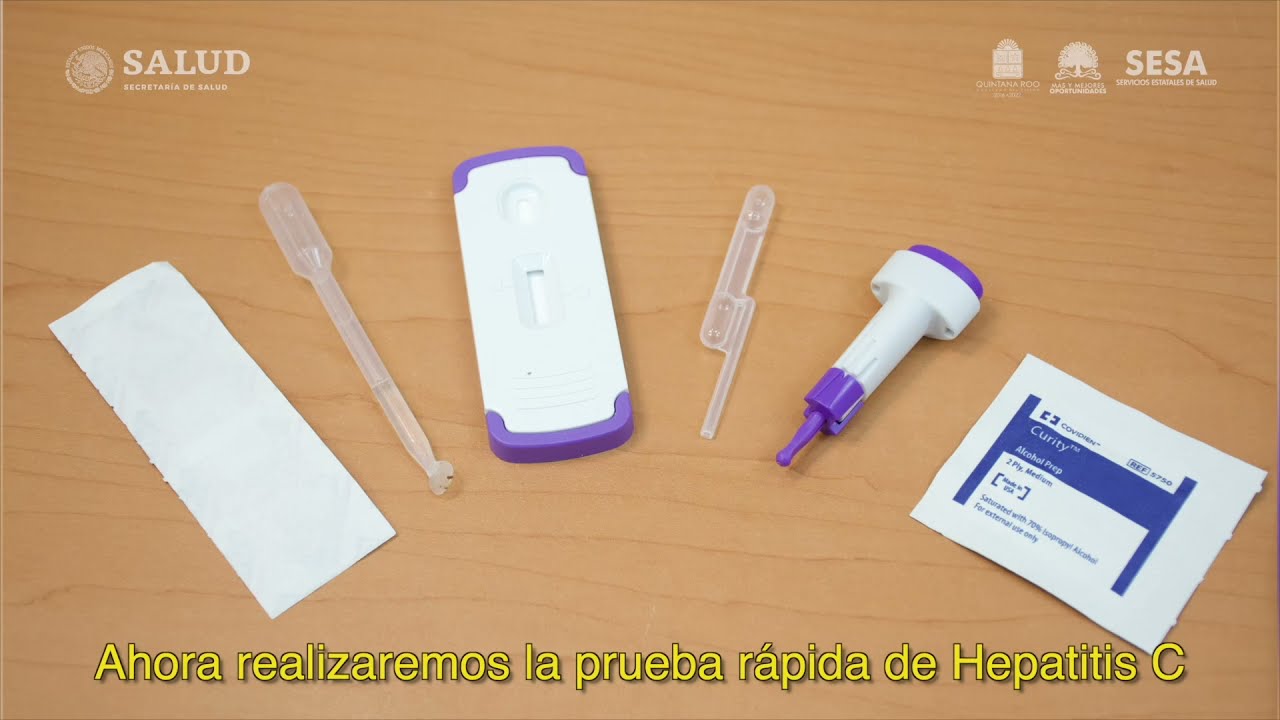 ¿Cómo aplicar la Prueba Rápida para la detección de la Hepatitis C?
