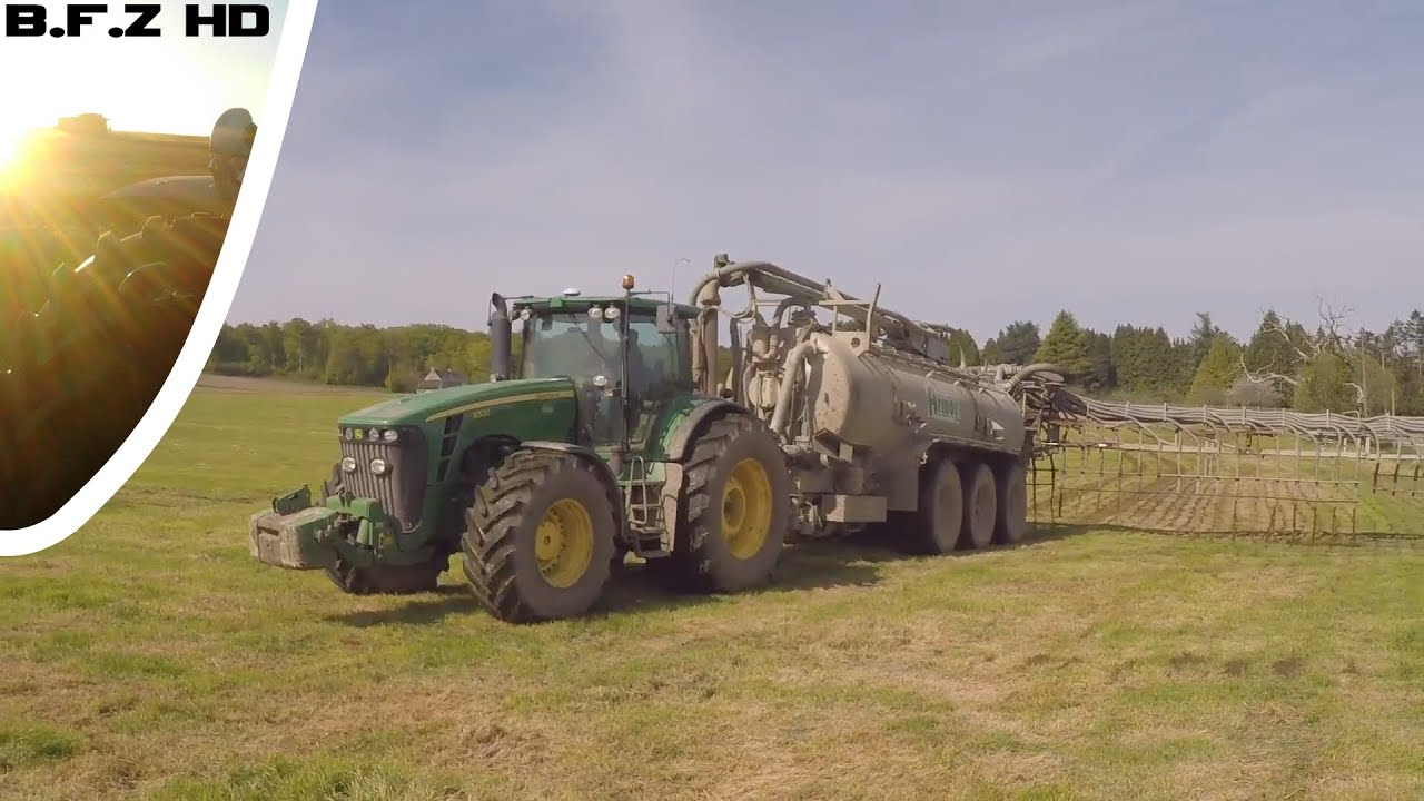 [GoPro-FeiYu] John Deere 8530 & 7930 | Epandage Lisier | Wester | GAEC Brocéliande