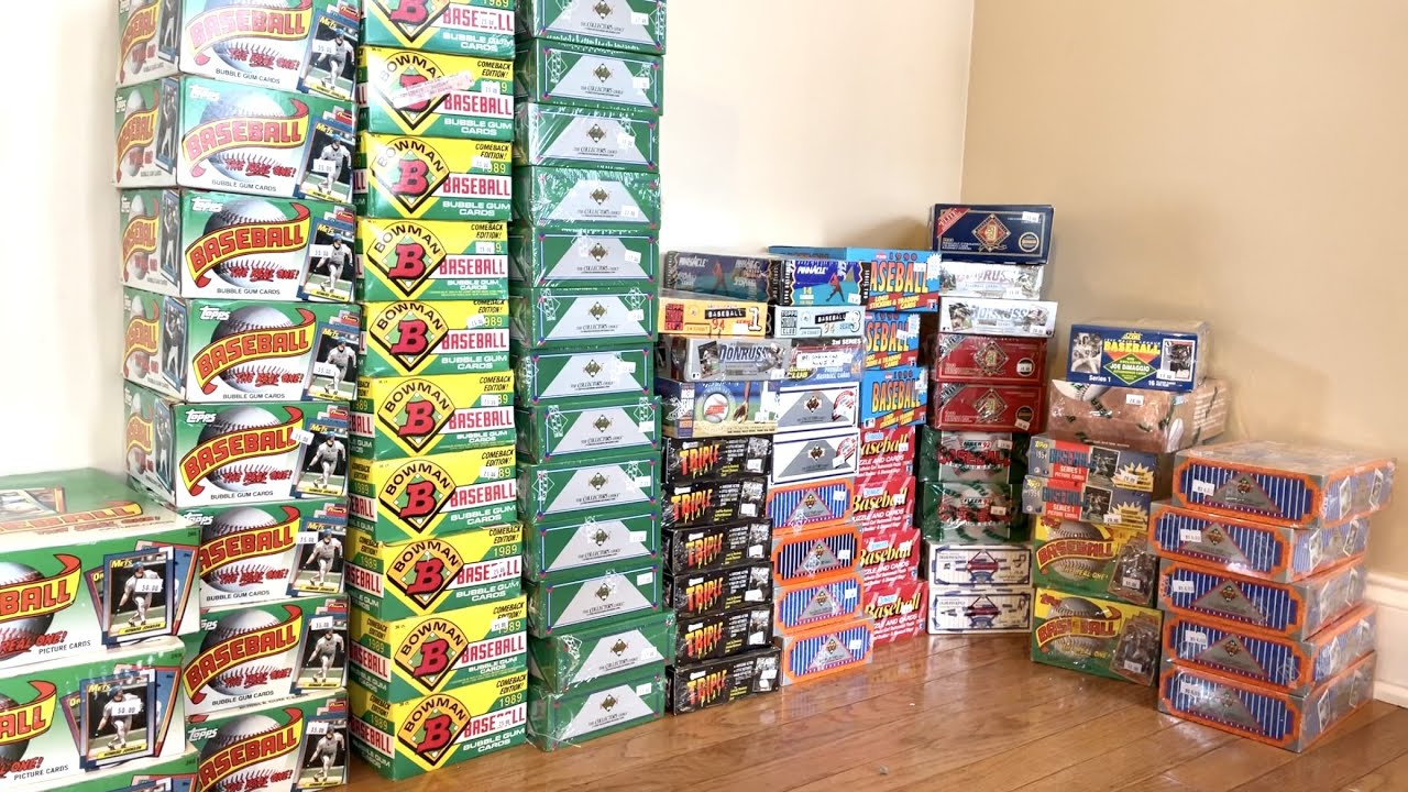 I BOUGHT 84 BASEBALL CARD WAX BOXES AT THE BASEBALL CARD STORE