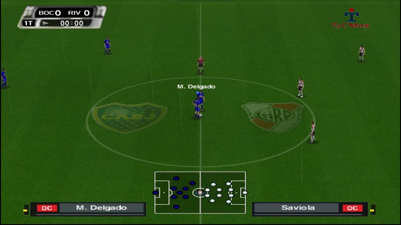 PES 6 TORNEO CLAUSURA 2001 ¨EL CLASICO MAS POPULAR DEL FUTBOL MUNDIAL¨ (BOCA VS RIVER) PS2 GAMEPLAY
