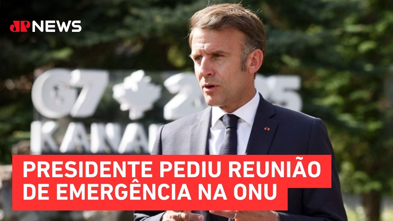 Ataque no Irã: Macron exige o fim da escalada