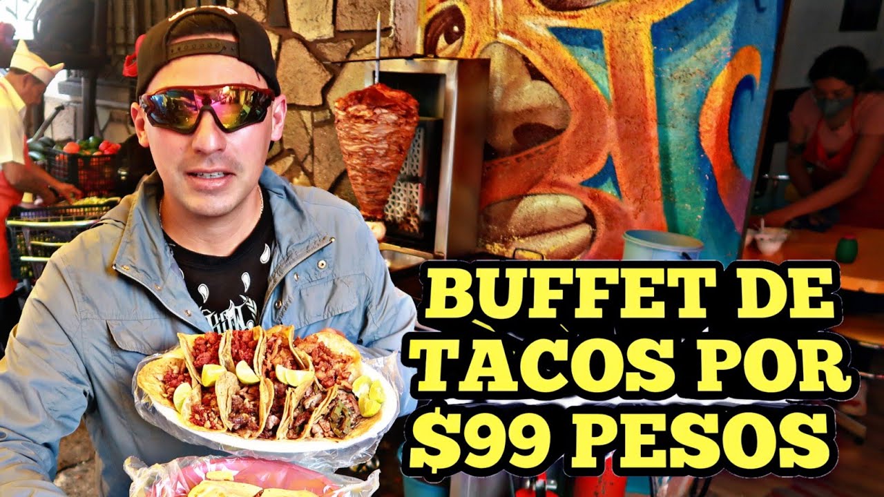 TODOS LOS TACOS QUE  QUE PUEDAS COMER PoR $ 99 PESOS 😋// TACOS LA HURRACARRANA