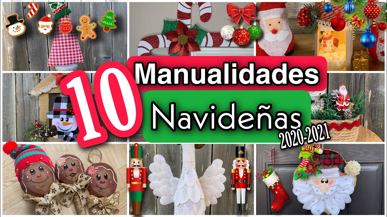 10 Adornos Navideños Fáciles de Hacer Casa/Natal Gastando Pouco/christmas crafts 2021