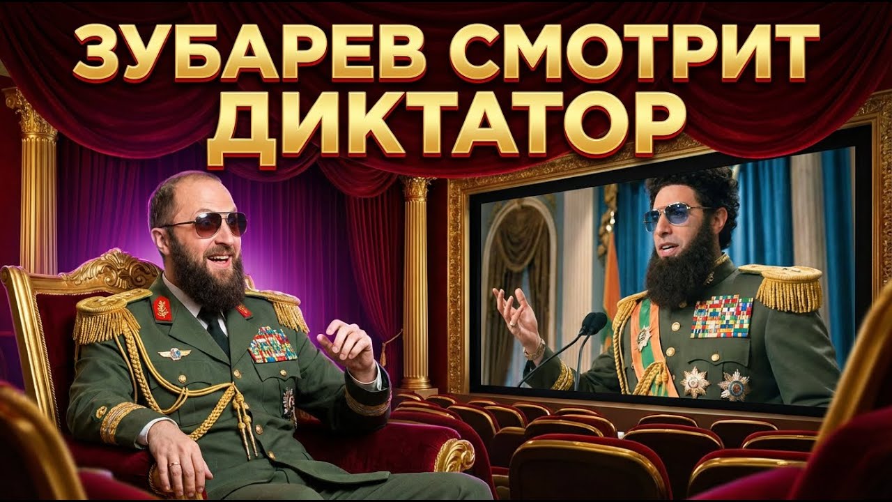 ЗУБАРЕВ СМОТРИТ ДИКТАТОР - ЛАЙК И ПОДПИСКА