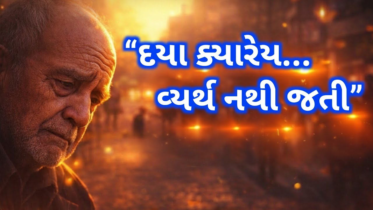 “એક નાની દયા… વર્ષો પછી ચમત્કાર! | Heart Touching Gujarati Story”