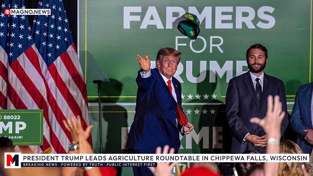 🇺🇸 Farmers' President Donald Trump Puts Agriculture First in Chippewa Falls, Wisconsin [LIVE]