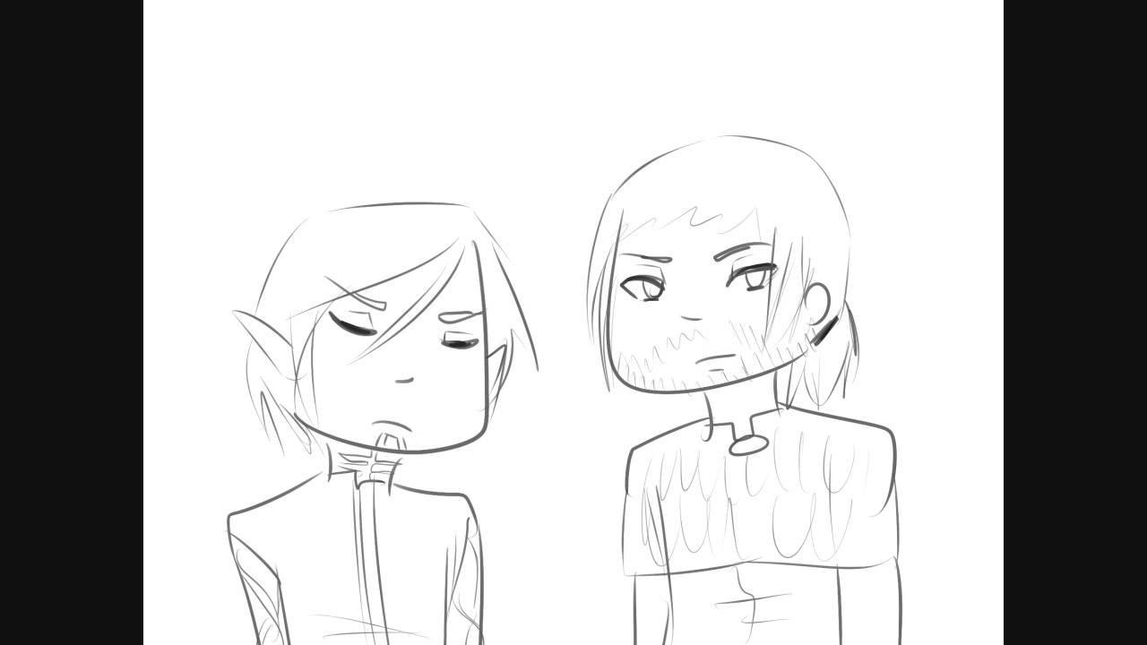 Dragon Age II  - Fenris and Anders are Friends for Never