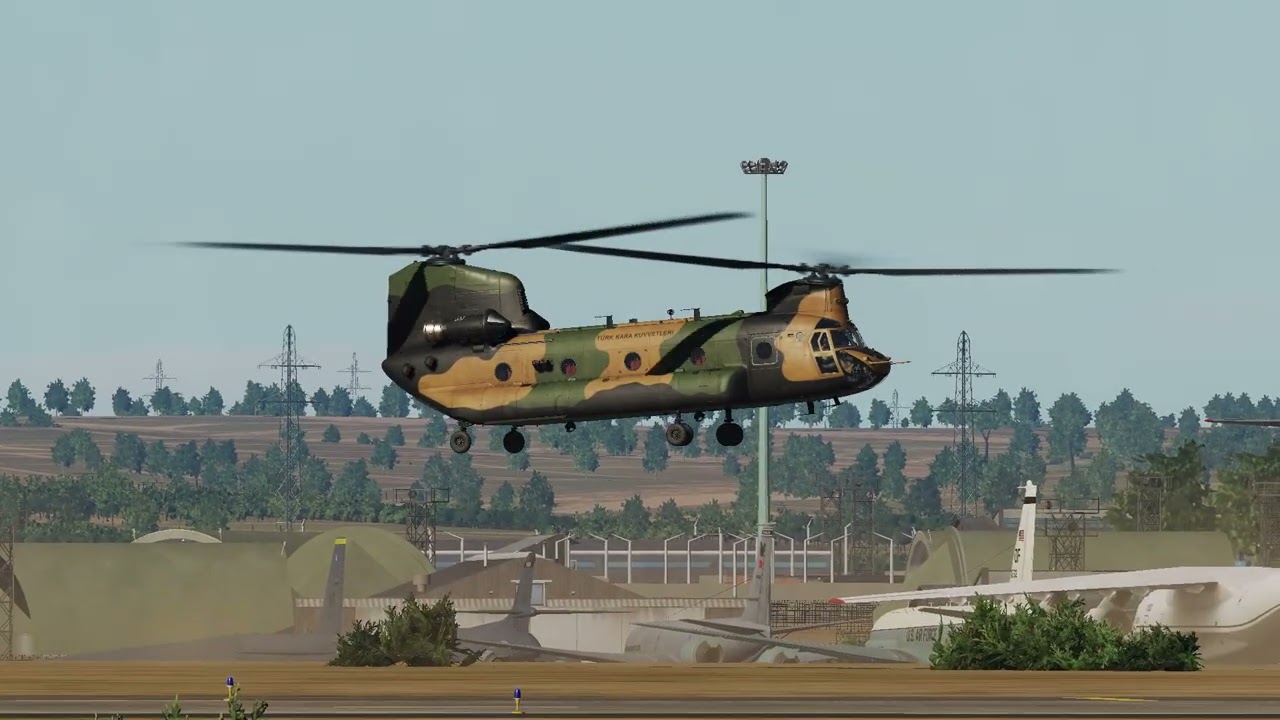 DCS Virtual Incirlik RIAT Turkish Chinook Arrival
