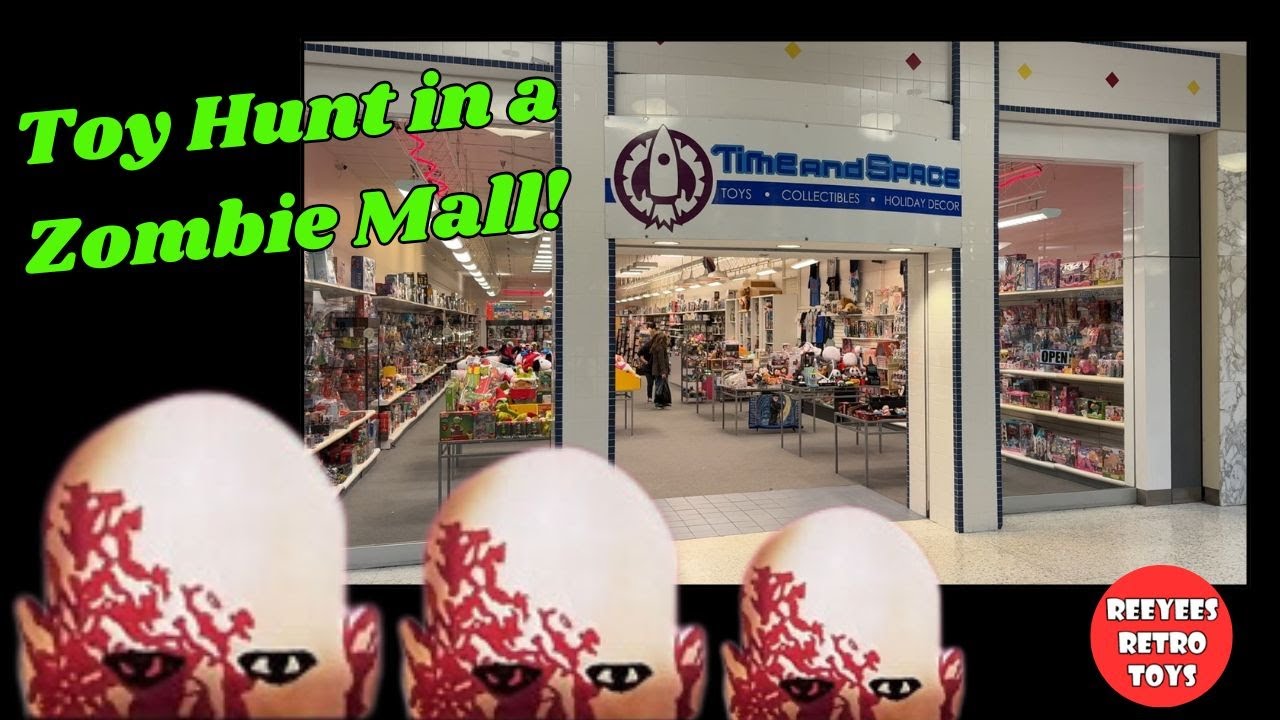 TOY STORE IN A ZOMBIE MALL - Time and Space Toys Toy Hunt & Walk Through!